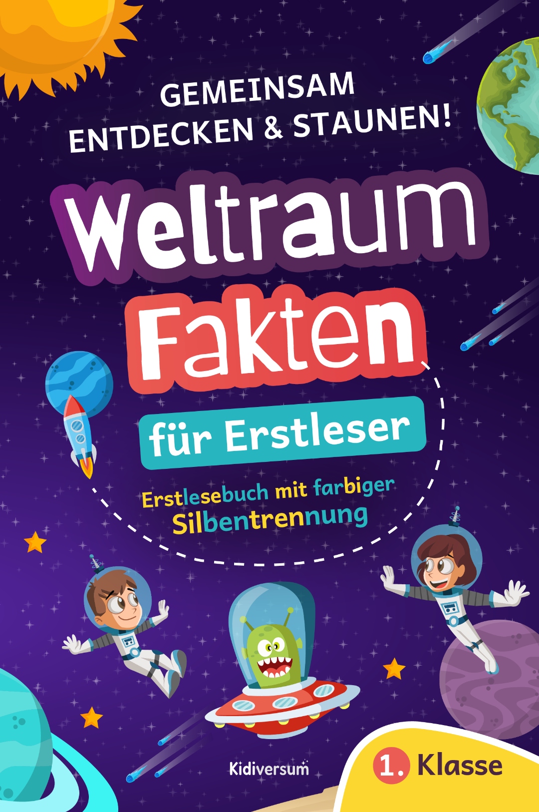 Weltraum Fakten für Erstleser — Buchcover